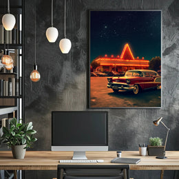 Nostalgic Night Drive-In Poster