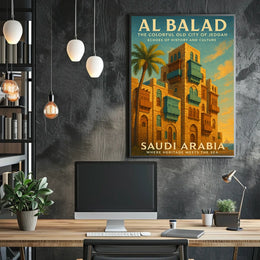 Al Balad The Colorful Old City Of Poster