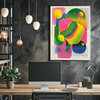 Vibrant Abstract Composition Poster