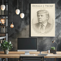 Donald J. Trump 45th President Poster PosterGoat