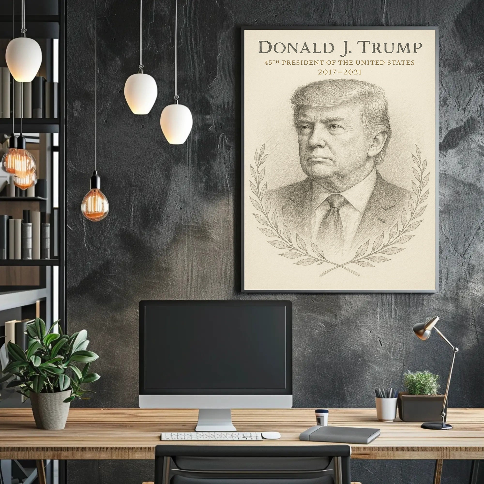 Donald J. Trump 45th President Poster PosterGoat