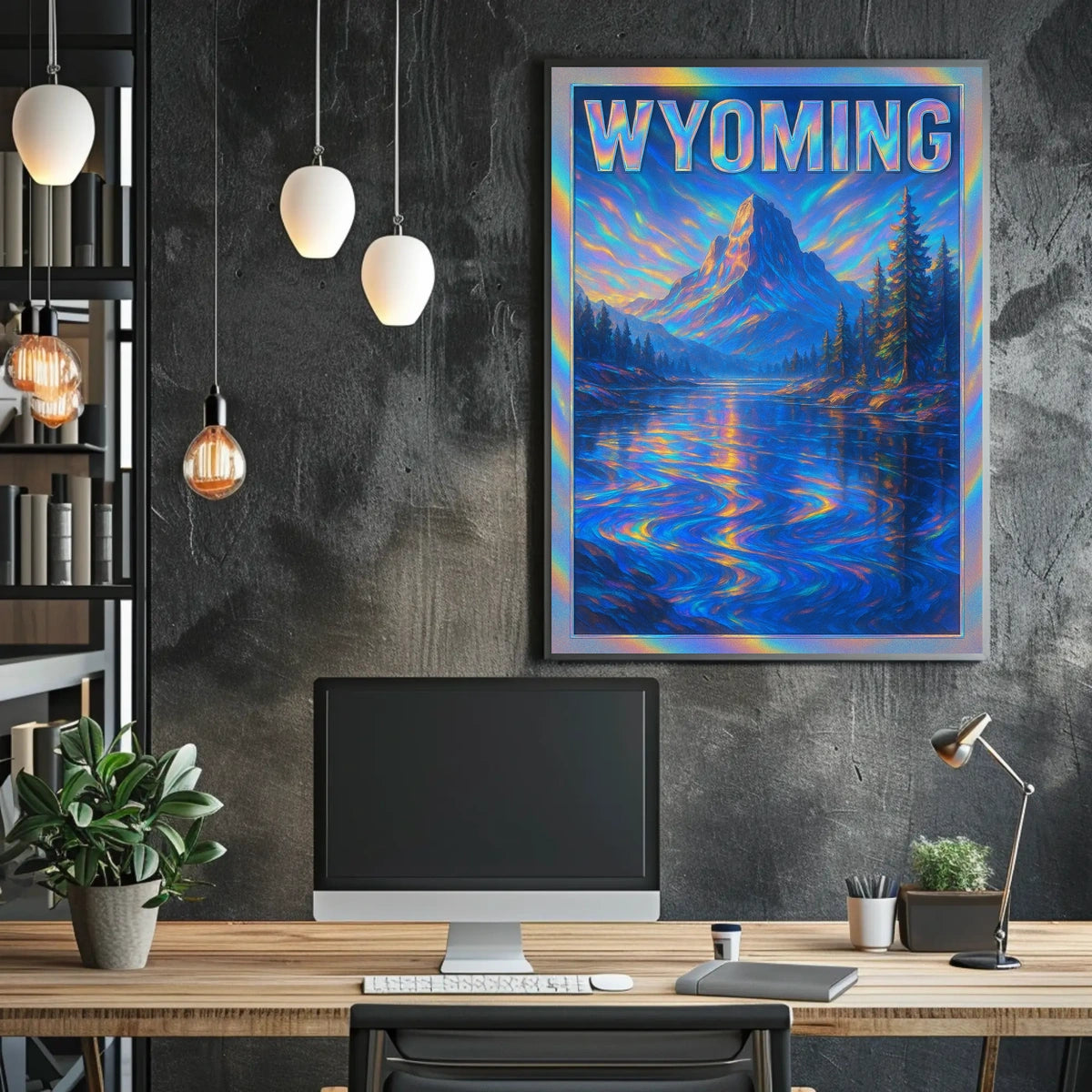 Wyoming Mountain Majesty Poster