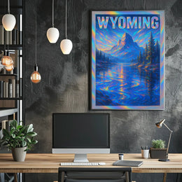 Wyoming Mountain Majesty Poster