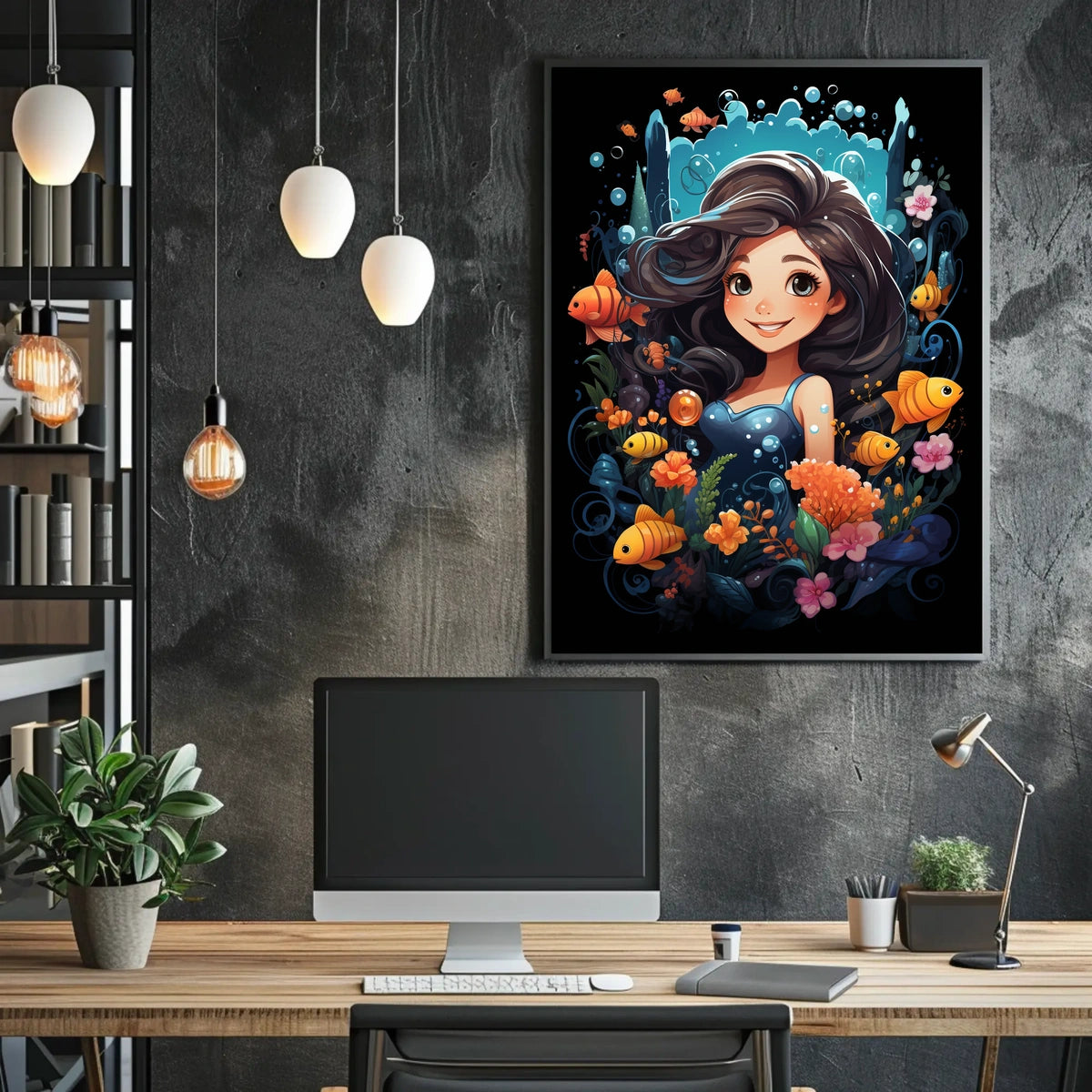 Ocean Dreams Underwater World Surrealism Home Decor Poster