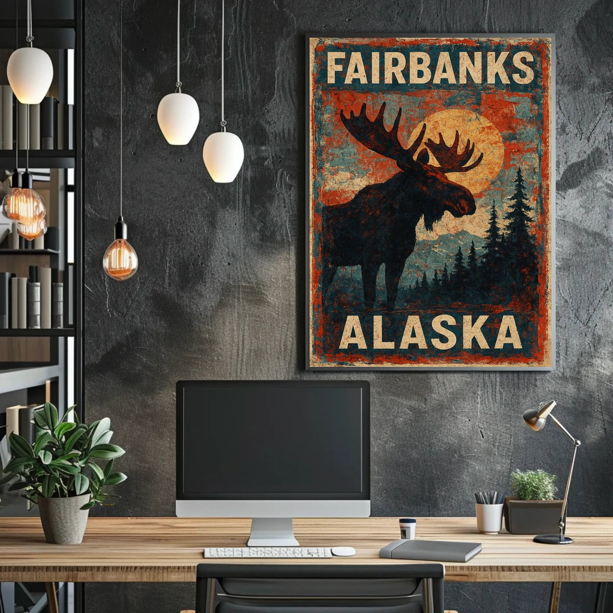 Fairbanks Alaska Scenic Majesty Wanderlust Poster