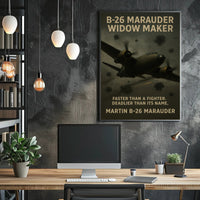 B-26 Marauder WWII Aircraft Tribute WWII Poster