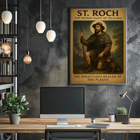 St. Roch The Patron Saint of Healing Poster