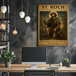 St. Roch The Patron Saint of Healing Poster