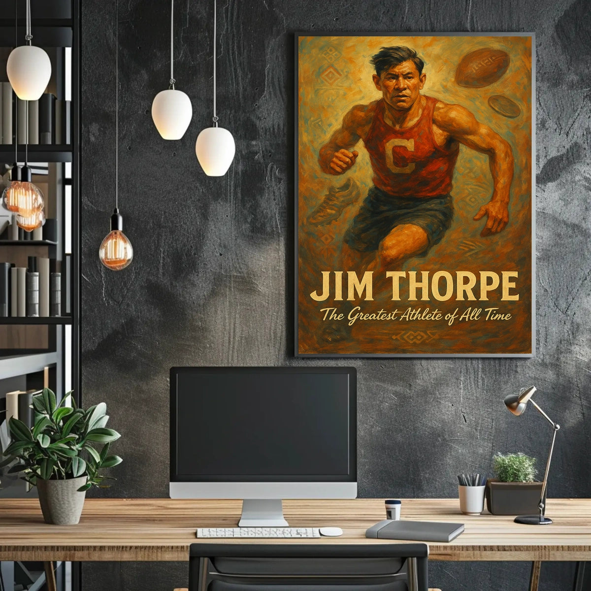 Jim Thorpe The Greatest Athlete Poster