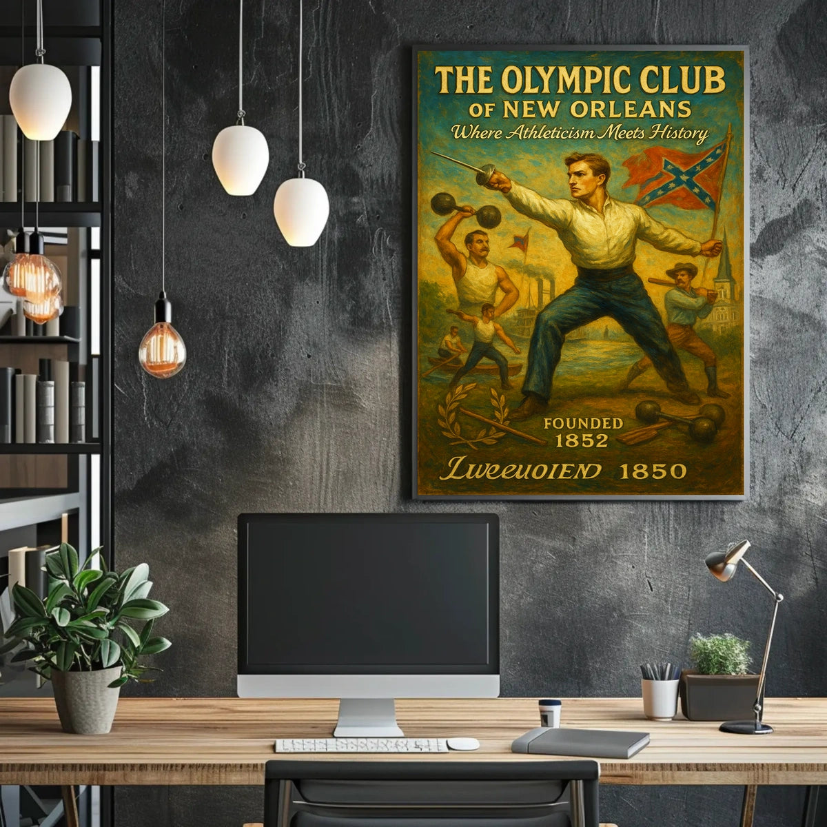 The Olympic Club Of New Orleans Poster