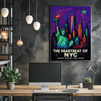 The Heartbeat Of Nyc Poster