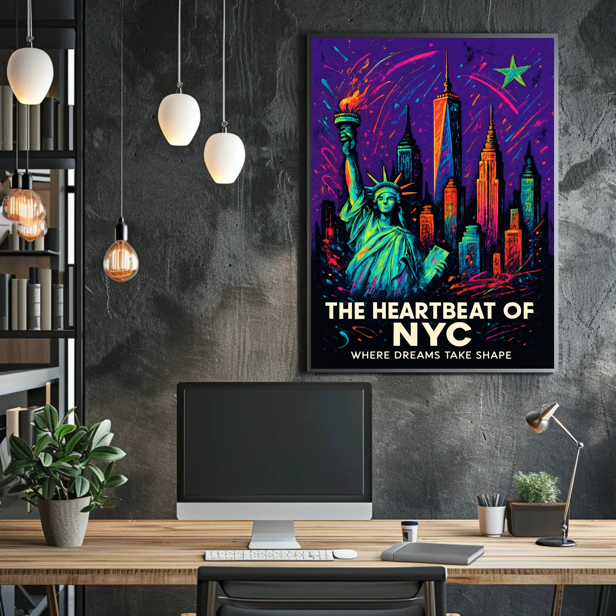 The Heartbeat Of Nyc Poster