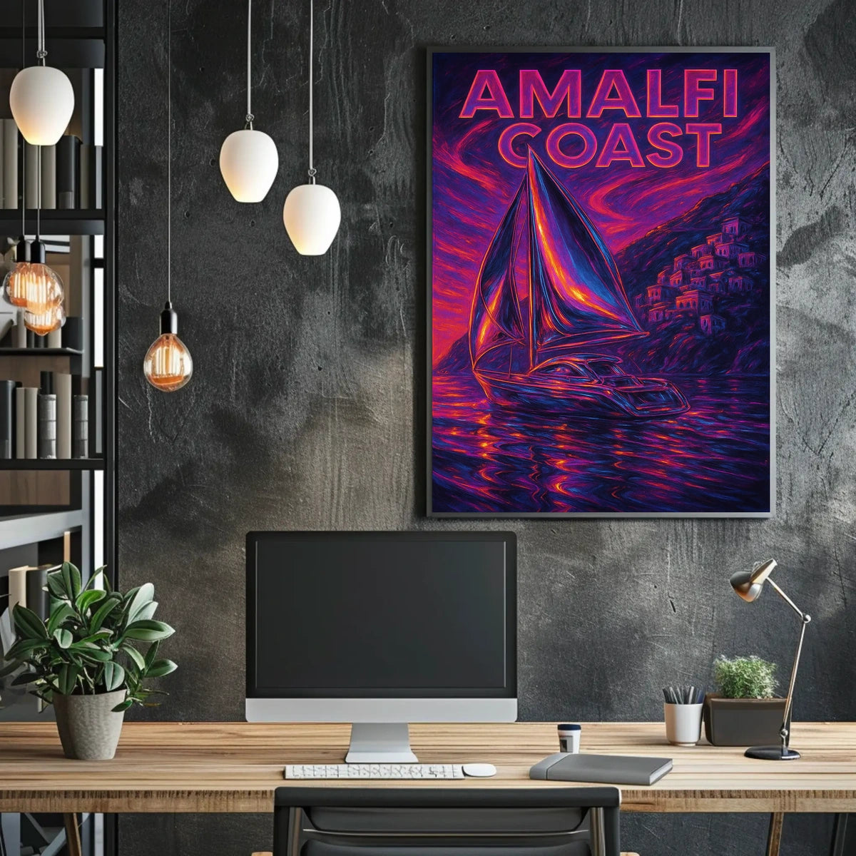 Amalfi Coast Dreamscape Poster