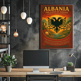 Albania: The Land of Eagles Travel Poster
