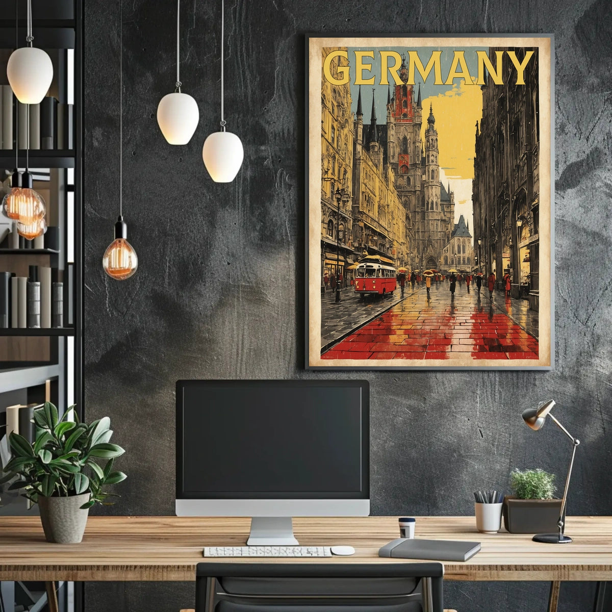 Germany Urban Charm Poster