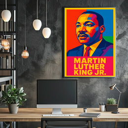 Martin Luther King Jr. Iconic Leader Poster