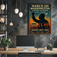 Historic March on Washington Commemorative Poster Art