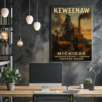 MichiganS Copper Boom Poster