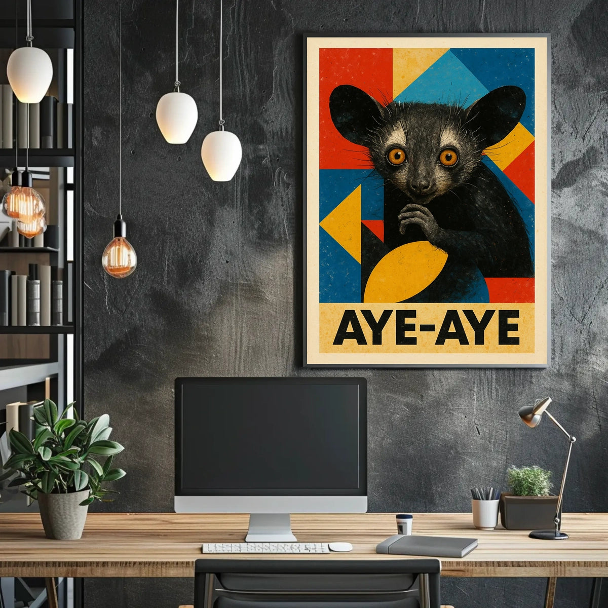 Aye-Aye Art Poster