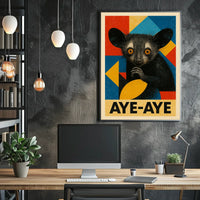 Aye-Aye Art Poster