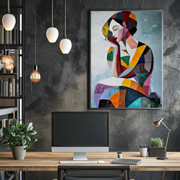 Abstract Contemplation Poster Modern Abstract Print