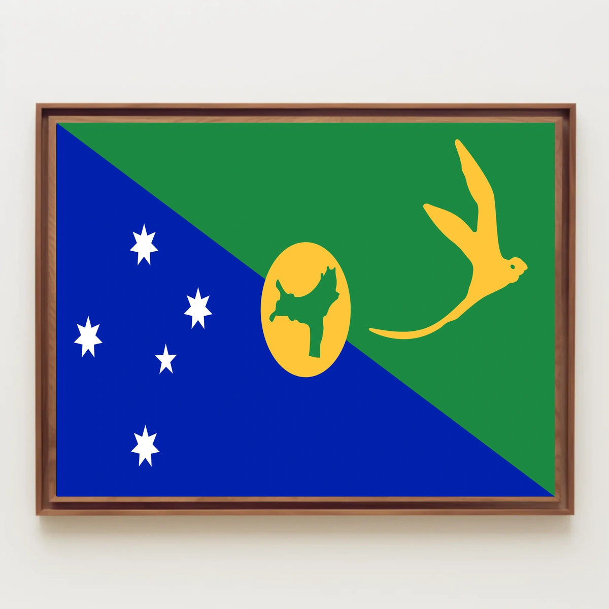 Christmas Island Flag Poster