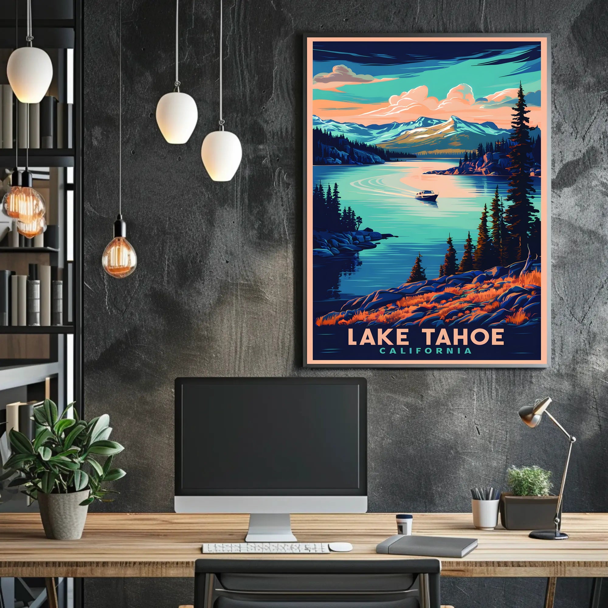 Lake Tahoe Scenic Poster