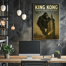 King Kong The Eighth Wonder of the World Poster PosterGoat