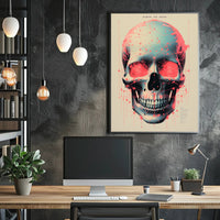 Technological Skull Poster