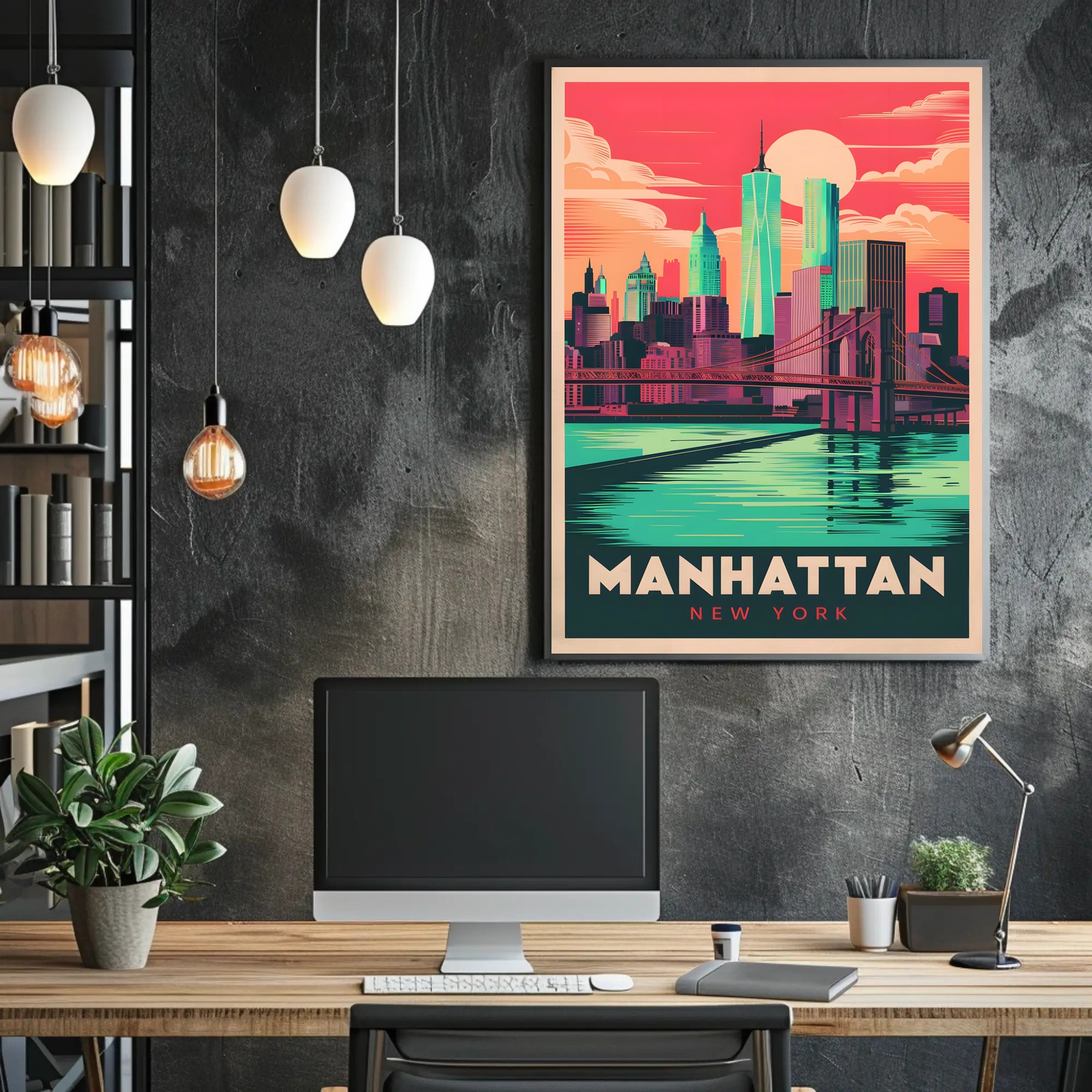 Manhattan Skyline Poster
