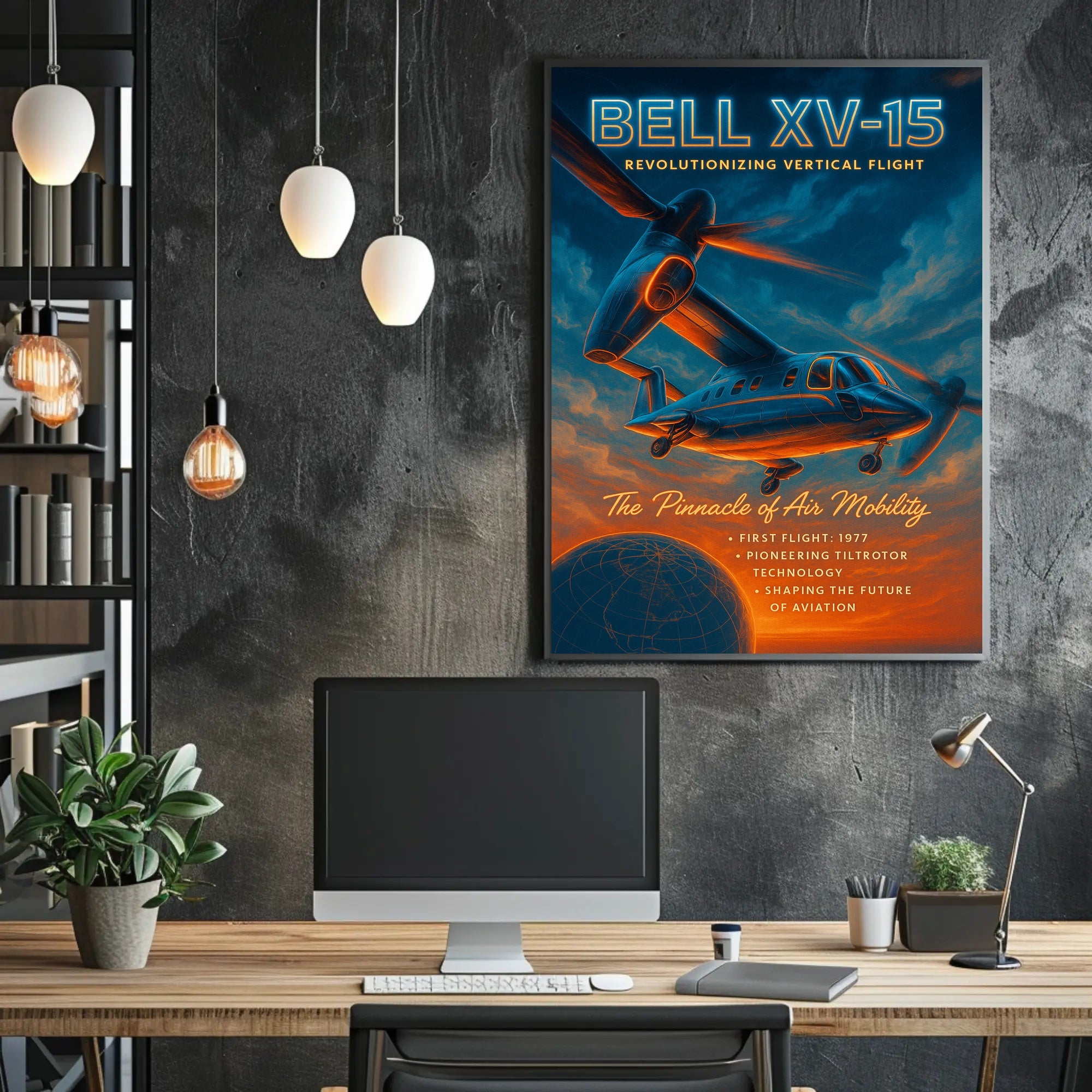 Bell XV-15 Revolutionizing Vertical Flight Poster PosterGoat