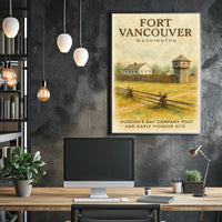 Fort Vancouver HudsonS Bay Company Poster