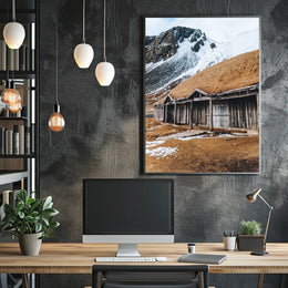 Rustic Mountain Retreat Poster