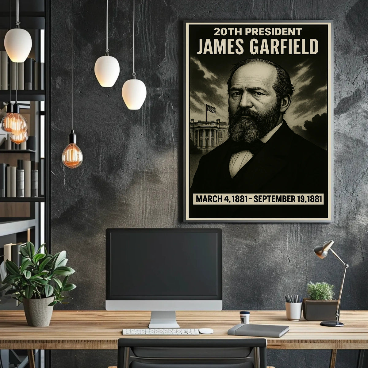 James Garfield 20Th President Poster