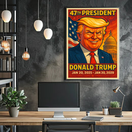 Trump Guardianship Liberty Patriotic Pop Art Poster