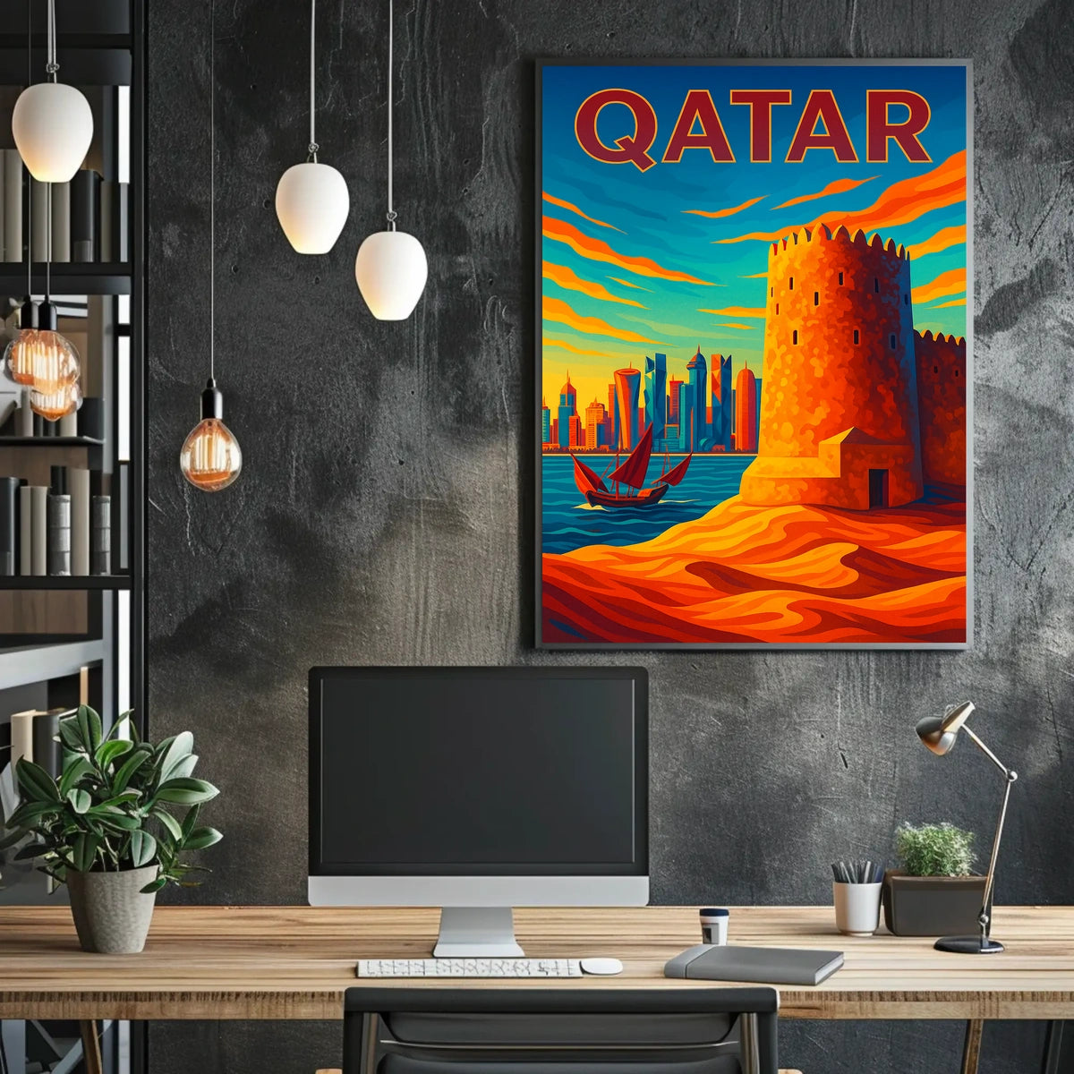 Qatar A Blend Of Tradition And Poster