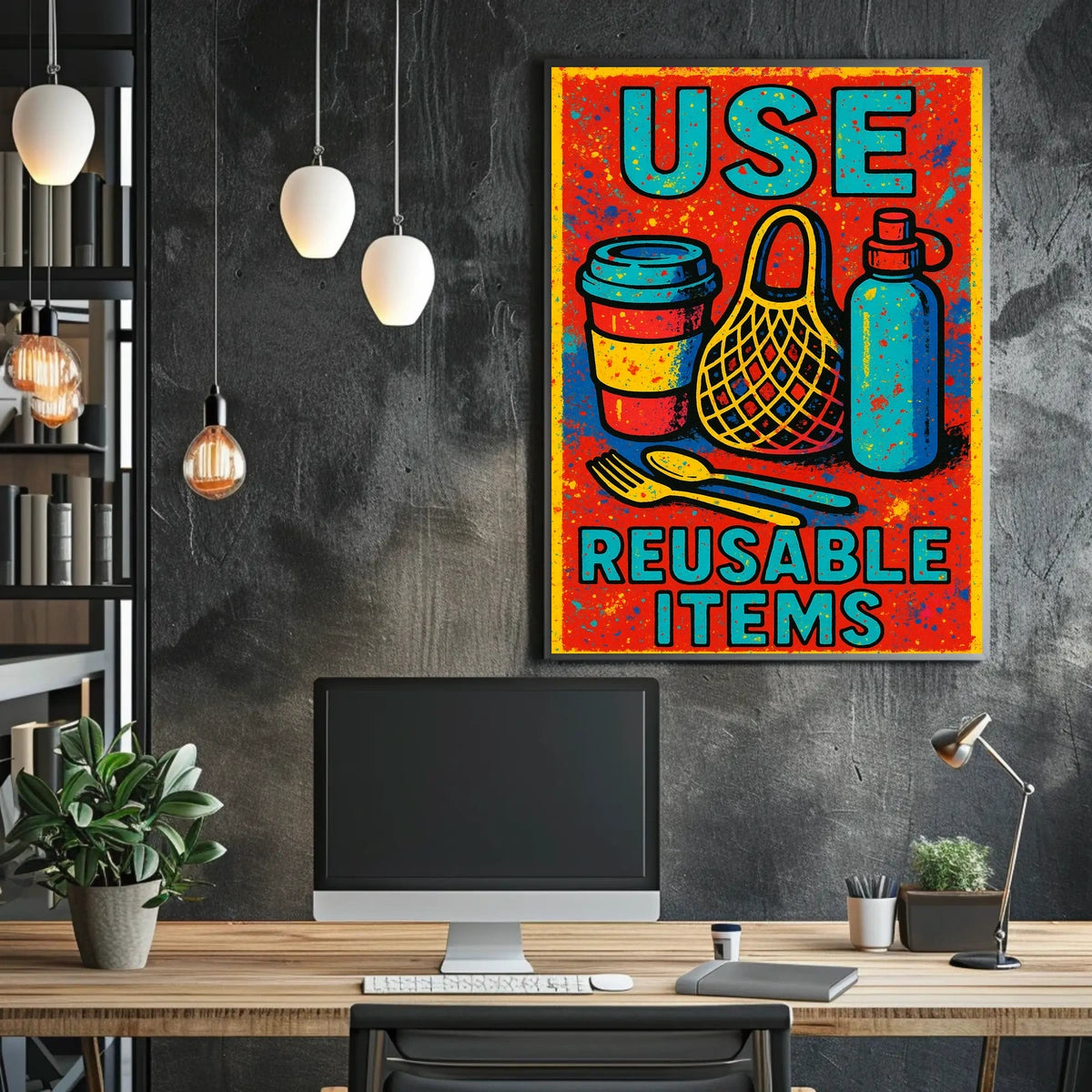 Use Reusable Items Poster
