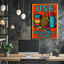 Use Reusable Items Poster