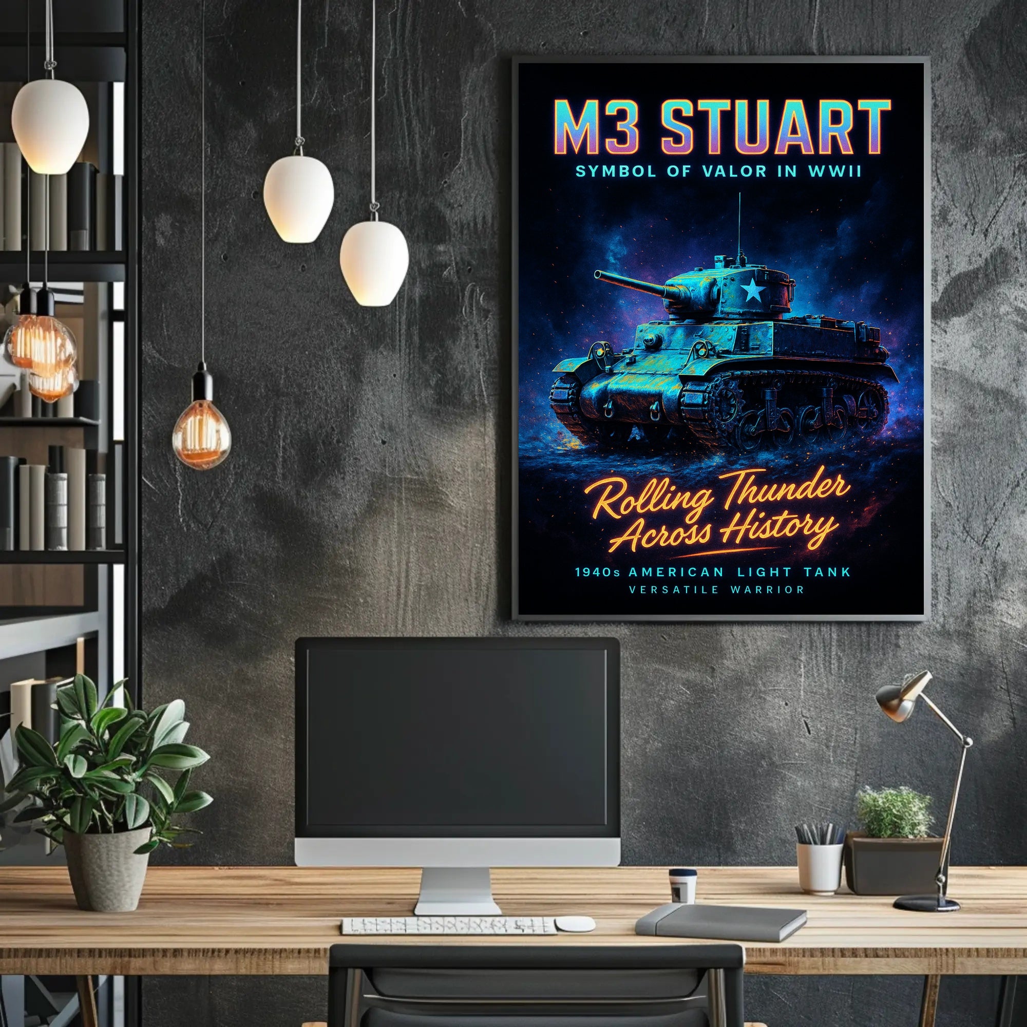 M3 Stuart Symbol of Valor Poster PosterGoat