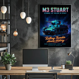 M3 Stuart Symbol of Valor Poster PosterGoat