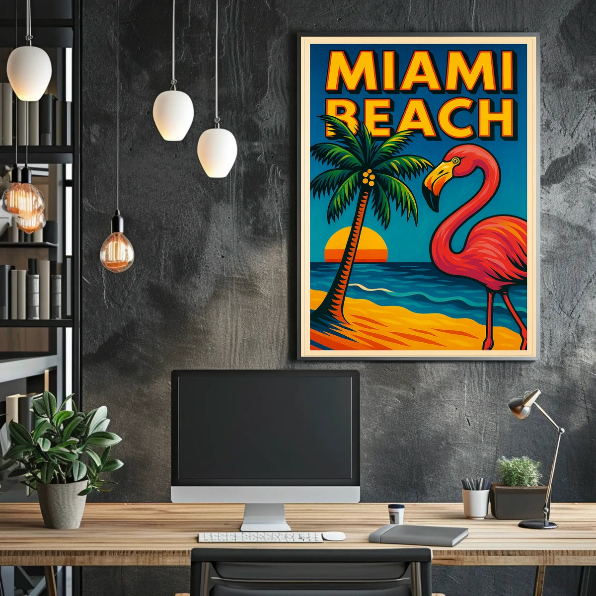 Miami Beach Vibes Poster