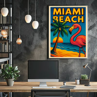 Miami Beach Vibes Poster