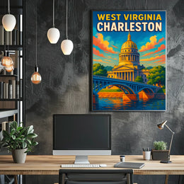 Charleston, West Virginia Poster