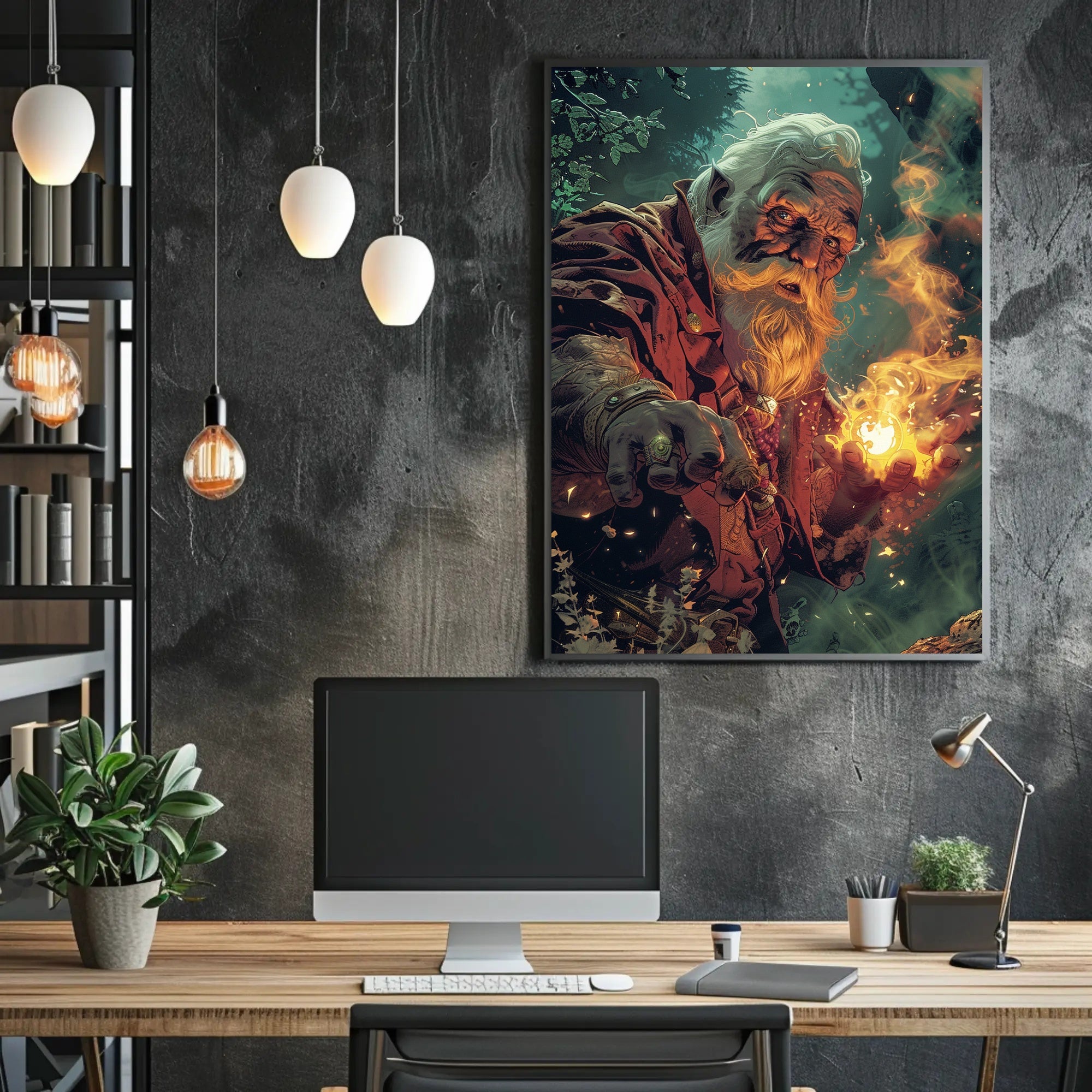 The Enchanted Sorcerer Poster PosterGoat