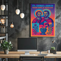 Sts. Cosmas Damian Patron Saints Of Poster