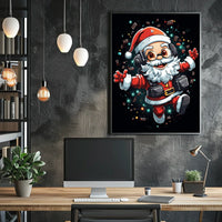 Tech-Savvy Santa Poster