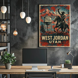 West Jordan, Utah Cowboy Heritage Poster