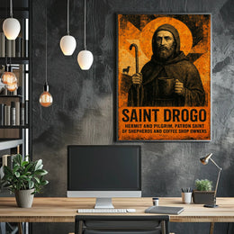 Saint Drogo Patron Saint Poster