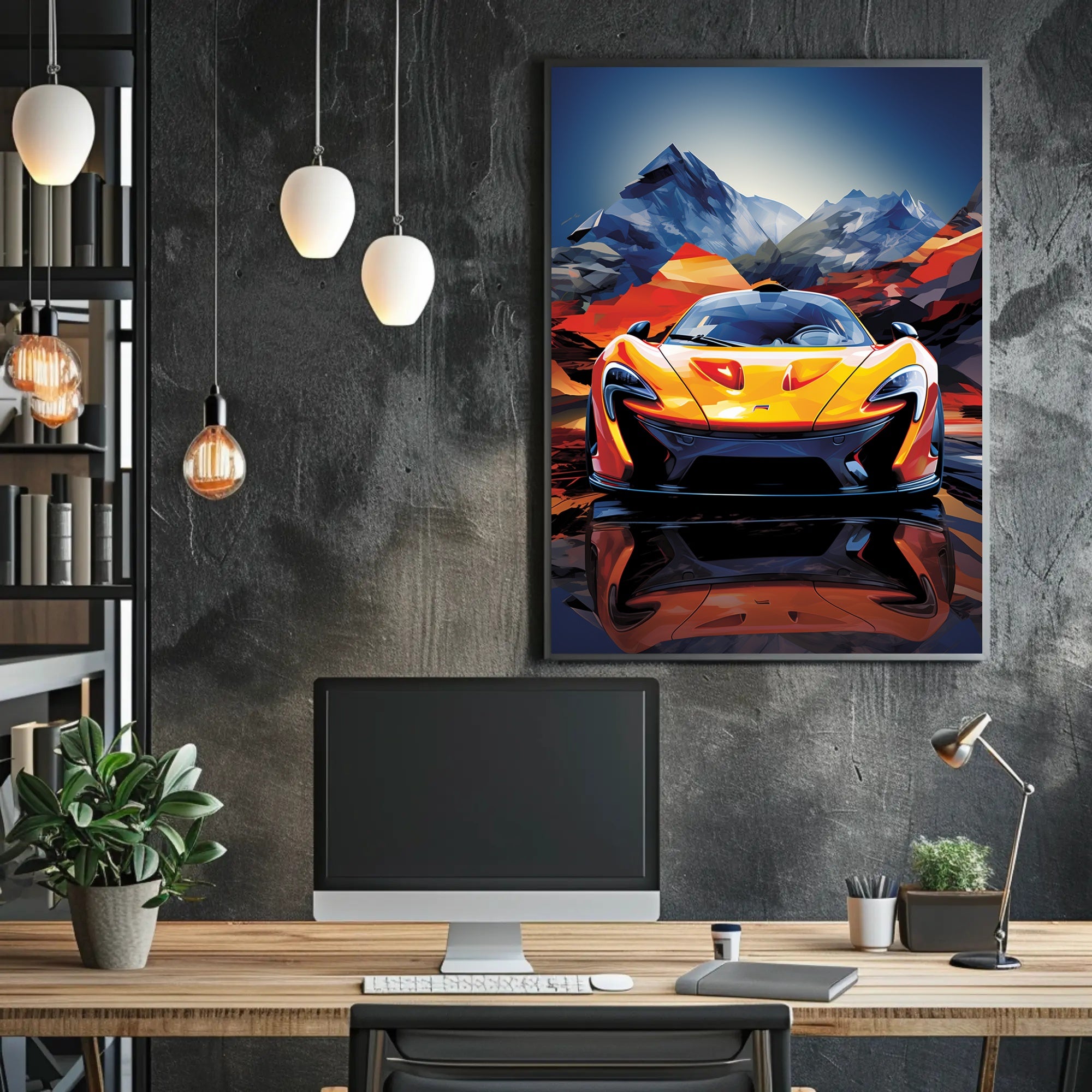 Speed and Serenity Poster PosterGoat