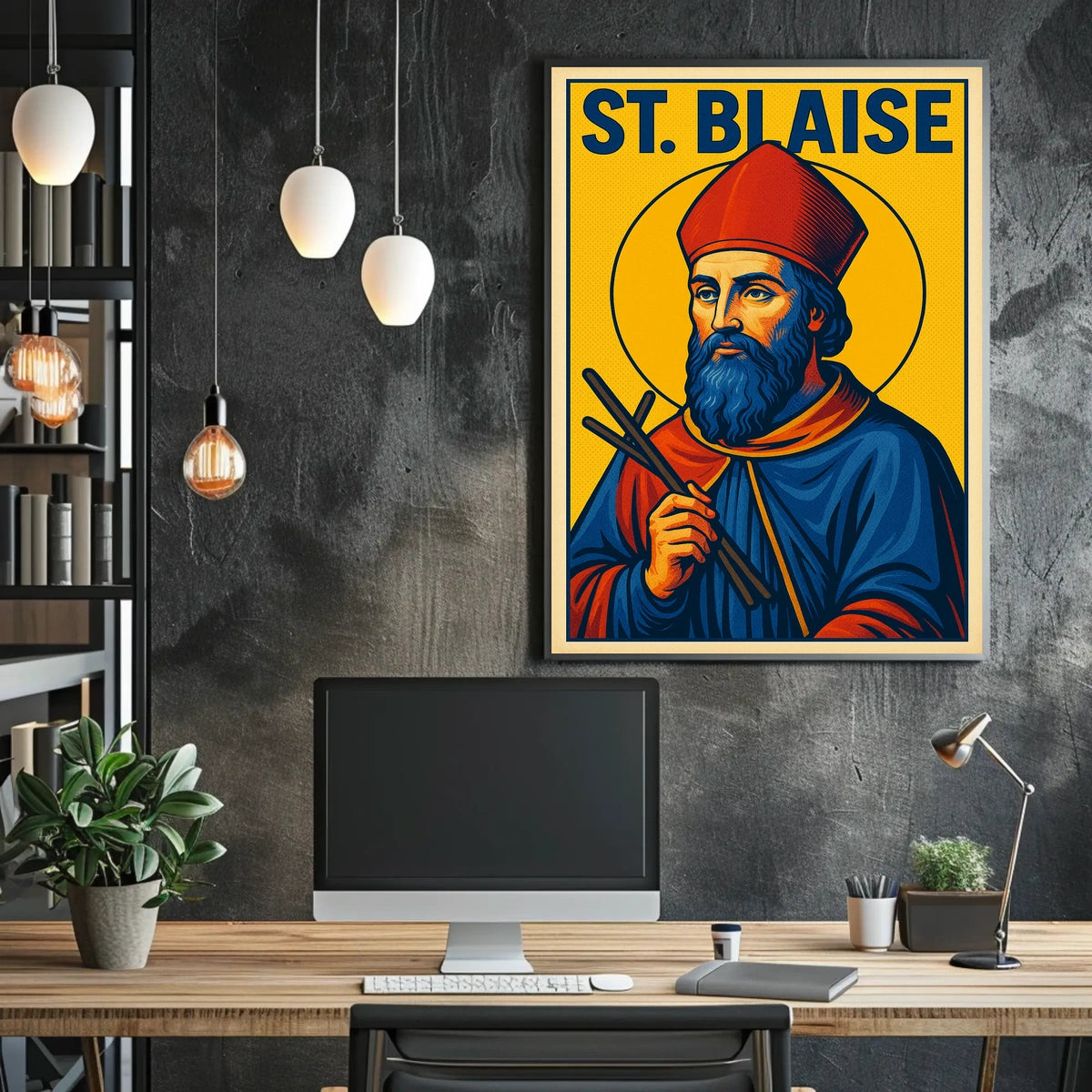 St. Blaise Poster